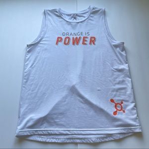 EUC Orangetheory Open Back Tank Top Size Small